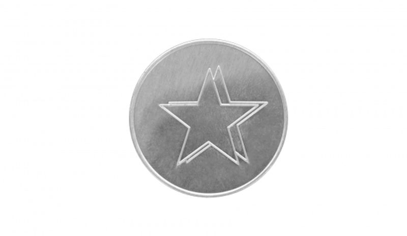 Sjetonger i aluminium 1000stk