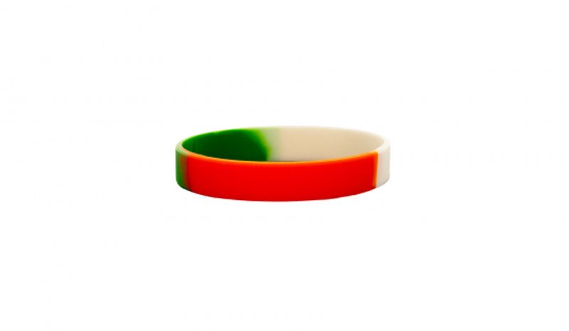 Armbånd silikon med trykk 100stk
